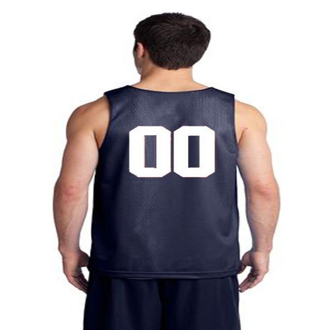 Custom Basketball Reversible Jersey Both Sides - Numbers Only (XXXX-Large, Navy)