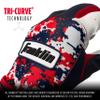 Franklin Sports MLB Digi Camo Batting Gloves, White/Navy/Red, Small view 4