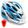 Bike Helmet Men Women, Shinmax Bicycle Helmet with Rear Light and Detachable Sun Visor Backpack,Lightweight Mountain Bike Helmet Size Adjustable Cycling Helmet for Adults Youth Road Bike Helmet view 1