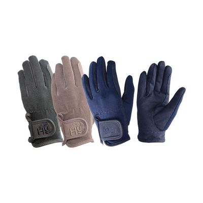 Hy5 Children.Kids Every Day Riding Gloves (M) (Navy)
