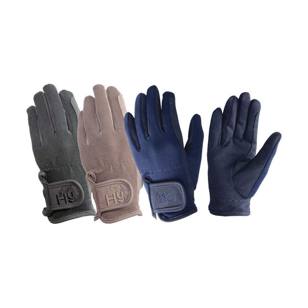 Hy5 Children.Kids Every Day Riding Gloves (M) (Navy)