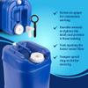 Saratoga Farms 5-Gallon Stackable Water Storage Containers with Lids, Emergency Water Storage Kit Including Spigots and Water Preserver Bottles, 100 Gallons view 3