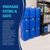 Saratoga Farms 5-Gallon Stackable Water Storage Containers with Lids, Emergency Water Storage Kit Including Spigots and Water Preserver Bottles, 100 Gallons view 4