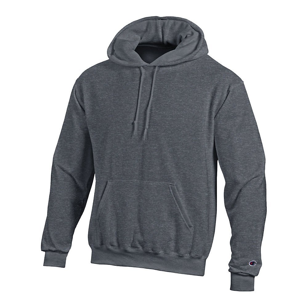 Champion Men's Double Dry Action Fleece Pullover Hood_Charcoal Heather_S