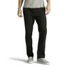 Lee Men's Extreme Motion Flat Front Slim Straight Pant Black 42W x 32L view 1