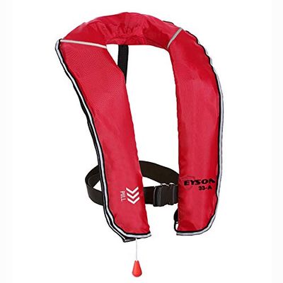 Eyson Inflatable Life Jacket Inflatable Life Vest for Adult Classic Automatic (Red)