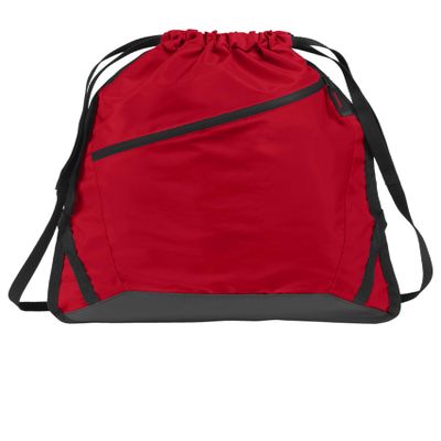 Port Authority Zip-It Cinch Drawstring Bag
