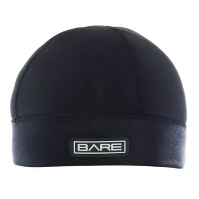 Bare Neo Beanie: 2MM Stretch Neoprene, Cover Head/Ears and Stay Warm After Dive, Black M