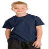 Hanes Authentic TAGLESS Boys' Cotton T-Shirt_Navy_L view 4