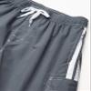 Asbury Threadz Men's Mako Core Performance Elastic Waist Swim Trunk, Charcoal, Small view 3