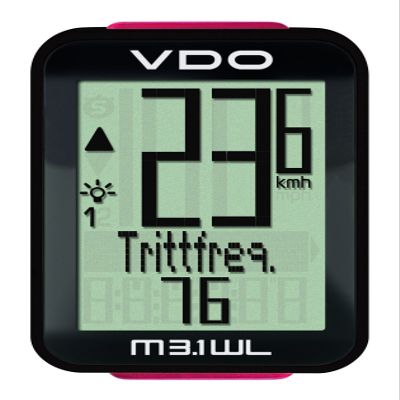 Vdo M3.1 Wl Updated Cycling Computer One Size