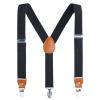 AWAYTR Kids Boys Adults Suspenders - 4 Sizes Sturdy Metal Clips Elastic Adjustable Suspender (24 inches (3 Years-6 Years),Black) view 1
