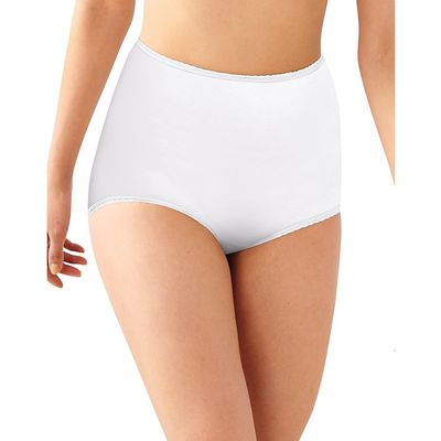 Bali Skimp Skamp Brief Panty, White, 10"