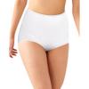 Bali Skimp Skamp Brief Panty, White, 10" view 1