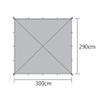 ISUKA 209602 Open Air Ultra Light Tarp, Green view 3
