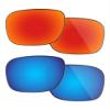 Fiskr Polarized Lenses Replacement for Oakley Holbrook(OO9102) Sunglasses with Anti-scratch&Anti-saltwater&Anti-dust Coating(Fire Red & Ice Blue) view 1