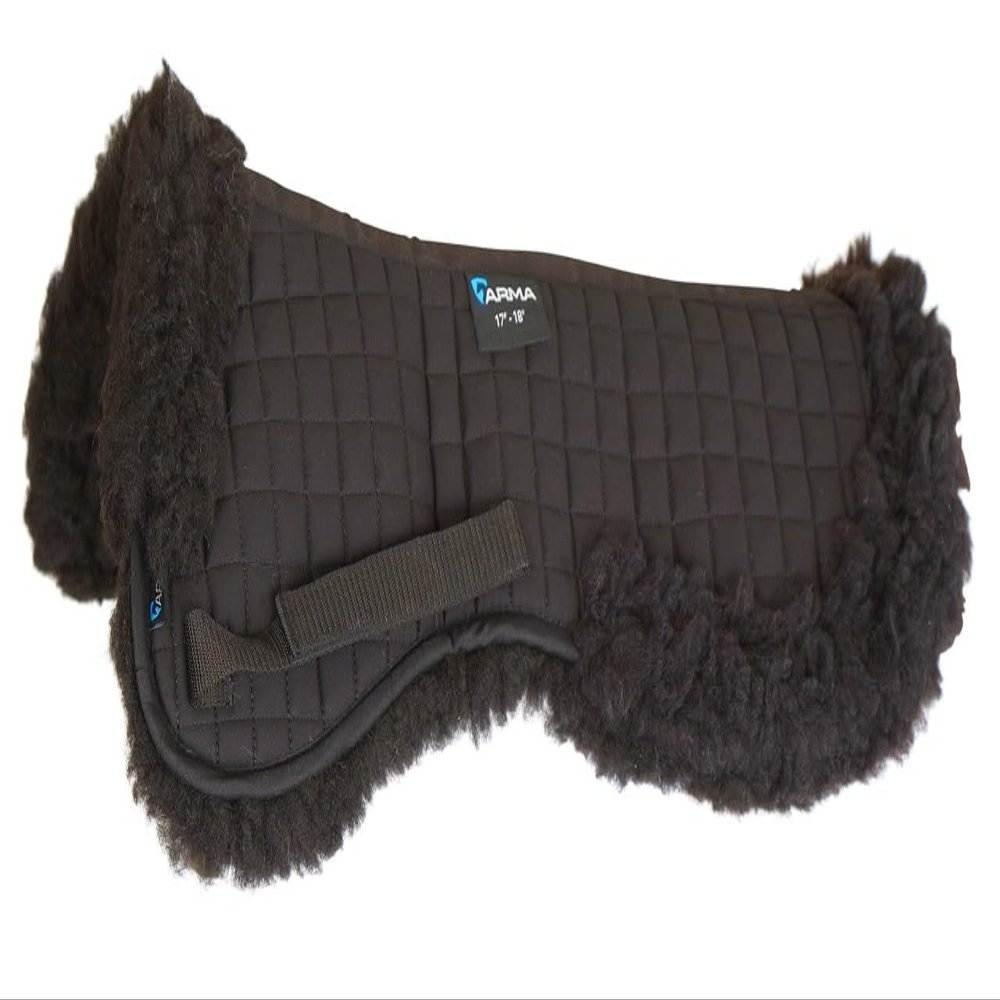 Shires ARMA Acrilan Lined Saddle Pad (White, Small)