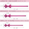 Bow Tie House Men's Classic Pre-Tied Bow Tie Formal Solid Tuxedo (Large, Hot Pink) view 4