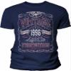 30th Birthday Gift Shirt for Men - Vintage 1996 Aged to Perfection - Navy-003-2X view 1