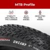 Fincci Pair 27.5 x 2.10 Mountain Bike Tire 54-584 Foldable Tires Oncamp for Road MTB Mud Dirt Offroad Bicycle - 27.5x2.10 Tire Pack of 2 view 4