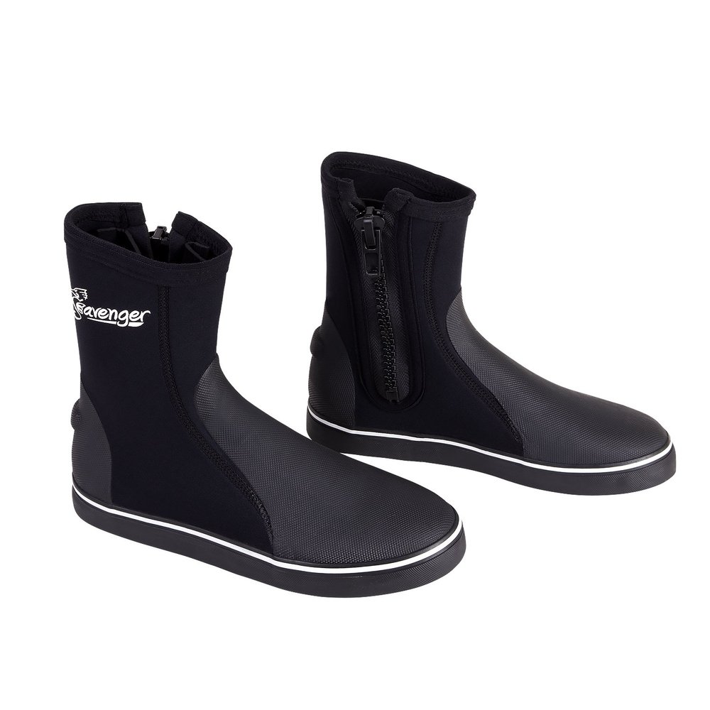 Seavenger Atlantis 3mm Neoprene Dive Booties (Men's 11 / Women's 12, Black)