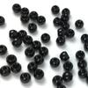 Aventik 50pc Brass Beads Tapered Hole Fly Tying Materials Lure Jig 10 Colors / 5 Sizes Fly Fishing (Fluro Black, 2.8 mm (7/64")) view 2