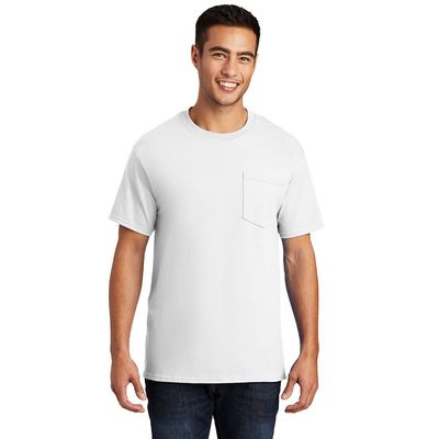 Port & Company - Essential Pocket Tee 4XL White