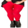 Sister Amy Women's Digital Galaxy Printted Ankle Elastic Tights Legging Red US XXL view 1