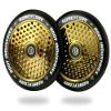 120mm Honeycore Wheels - Black/Gold view 1