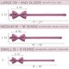 Bow Tie House Boys Classic Pre-Tied Bow Tie Formal Solid Tuxedo (Medium, Smoky Rose) view 4