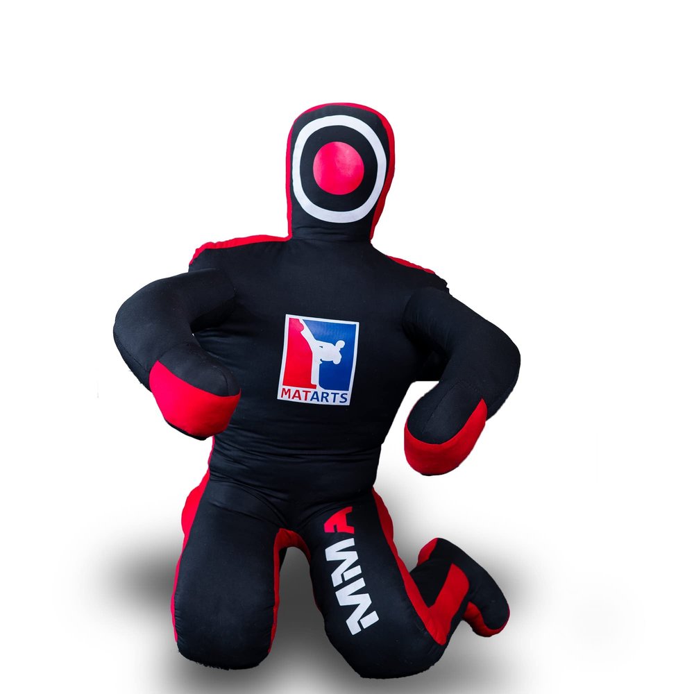 MatArts Sitting Position MMA Grappling Punching Dummy for Kids and Adults - Combat Sports BJJ Jiu Jitsu Judo Karate Taekwondo Wrestling Buddies and Boxing Dummies (59") - UNFILLED
