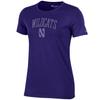 Champion NCAA Women's University V-Neck 1, Northwestern Wildcats, X-Small view 1