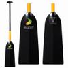 Z&J SPORT Dragon Boat Paddle Full Carbon IDBF Approved Dihedral Blade Oval Shaft (44inch) view 1