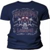 Grandpa The Man The Myth The Legend - Grandpa Shirt for Men - Navy-4X view 1