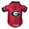 Littlearth NCAA Georgia Bulldogs Premium Pet Jersey, Team Color, Small view 1
