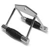 FITNESS MANIAC Home Gym Cable Attachment Handle Machine Exercise Chrome PressDown Combo Set (Double D Rubber) view 1