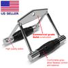FITNESS MANIAC Home Gym Cable Attachment Handle Machine Exercise Chrome PressDown Combo Set (Double D Rubber) view 2