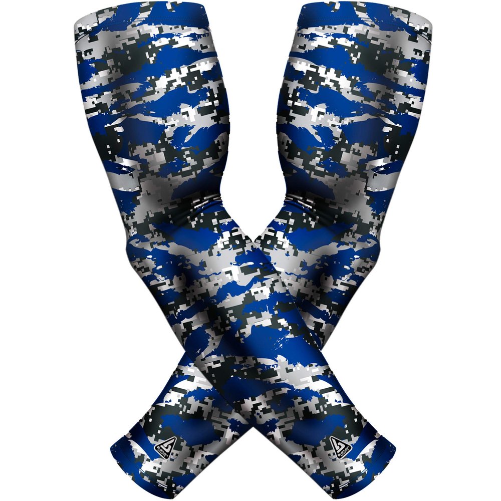 B-Driven Sports Premium Pro-Fit Compression Arm Sleeves for Men Women & Youth 44 Graphic Designs Improve Circulation Reduce Muscle Fatigue Enhance Performance for Baseball Football & More (1 Pair)