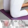 Yoga Knee Pads Cushion Non-Slip Knee Mat by Heathyoga, Knee Pad for Gardening Yard Work, Knee Pad Cushion for Yoga and Floor Exercises Yoga Mat Accessory 26"x10"x0.5" view 2