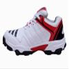 Men's White Batting Cricket Shoe All Rounder with Imported Sole (11 US) view 2