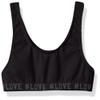 Fruit of the Loom Girls' Seamless Sport Bra, Black Hue, 30 view 1