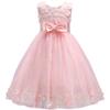 IBTOM CASTLE Big Little Girl Ball Gown Lace Flower Girl Dresses for Wedding Blush 4t view 1