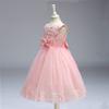 IBTOM CASTLE Big Little Girl Ball Gown Lace Flower Girl Dresses for Wedding Blush 4t view 4