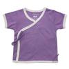 Babysoy Baby Short Sleeve Kimono Tee (6-12 Months, Wineberry) view 1