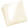 Flairs New York Gentleman's Essentials Weekend Casual White Pocket Square (Pearl White [Silky Smooth]) view 1