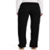 Cherokee Women's Mid Rise Straight Leg Pull-on Pant, Small Petite, Black view 2