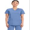 Cherokee Women's V-Neck Top, Ciel Blue, X-Large view 1