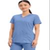Cherokee Women's V-Neck Top, Ciel Blue, X-Large view 3