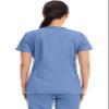 Cherokee Women's V-Neck Top, Ciel Blue, X-Large view 4