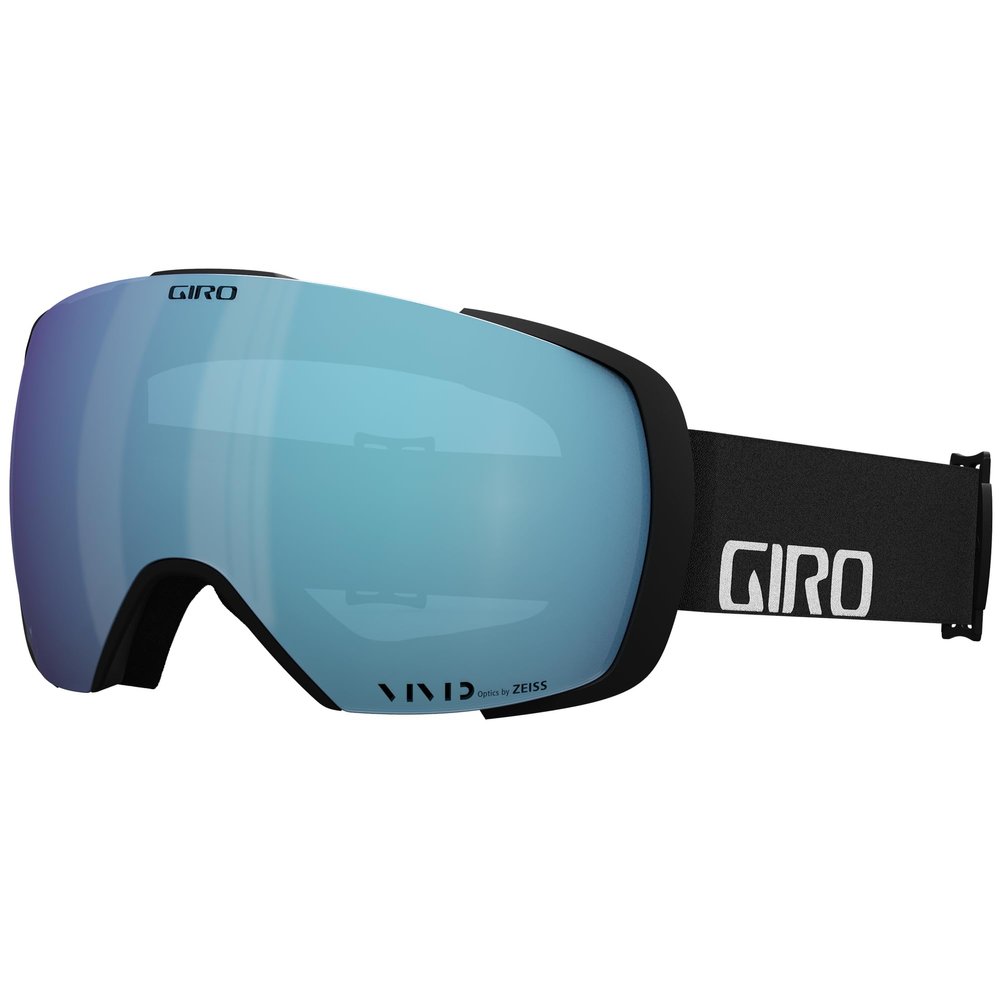 Giro Contact Adult Snow Goggle - Black Wordmark Strap with VIVID Royal/VIVID Infrared Lenses